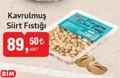 KAVRULMUŞ SİİRT FISTIĞI KAVRULMUŞ SİİRT FISTIĞI